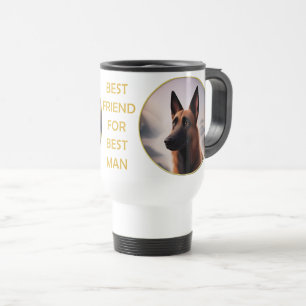Taza De Viaje Perro de Malinois