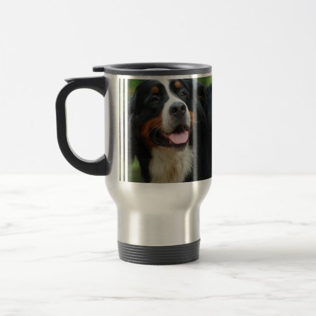 Taza De Viaje Perro de montaña de Bernese del bebé (Izquierda)