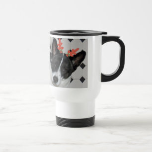 Taza De Viaje Perro de Navidad - modificado para requisitos