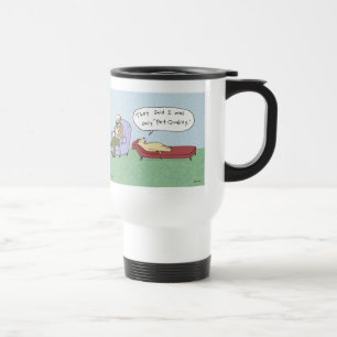 Taza De Viaje Perro de Terapia Cartoon