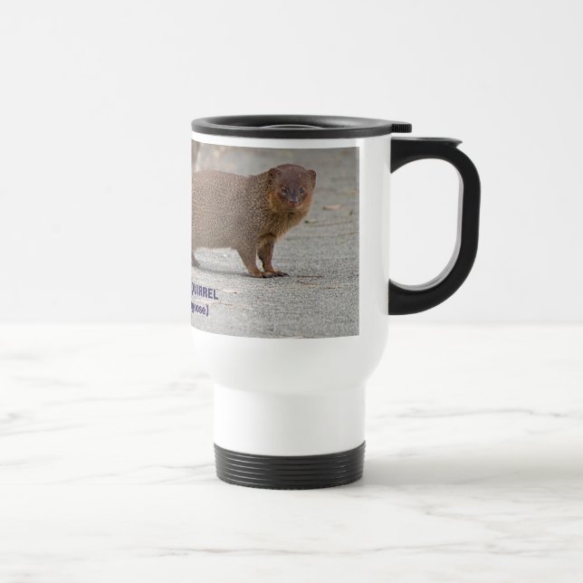 Taza De Viaje Perro de viaje de ardilla hawaiana (asiática mongo (Derecha)