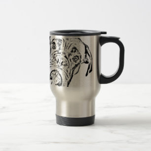 Taza De Viaje Perro del boxeador