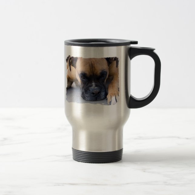 Taza De Viaje Perro en paro inoxidable de viaje (Derecha)