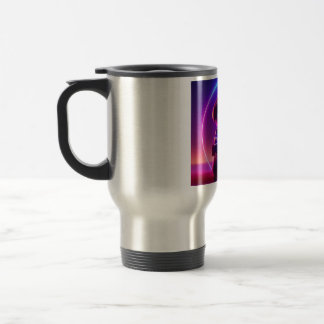 Taza De Viaje Perro jugando al piano
