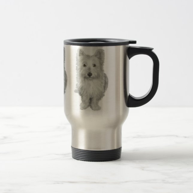 Taza De Viaje Perro lindo de Westie (Derecha)