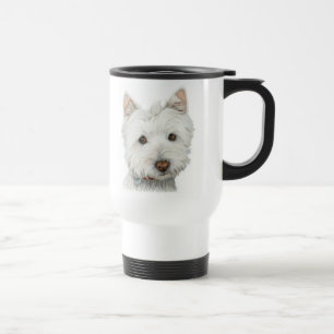 Taza De Viaje Perro lindo de Westie