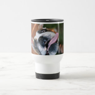 Taza De Viaje Perro loco del pitbull