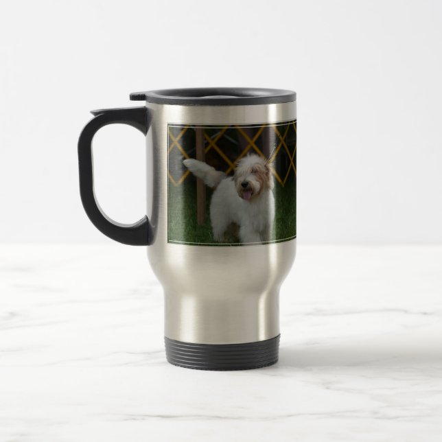 Taza De Viaje Perro magnífico dulce del afloramiento (Izquierda)