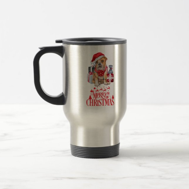 Taza De Viaje perro navidad (Izquierda)