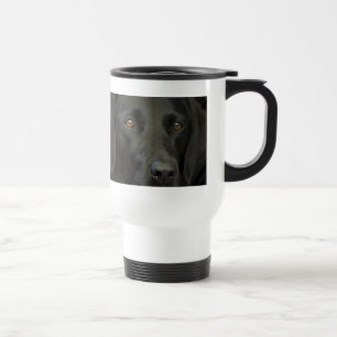 Taza De Viaje Perro negro de Labrador