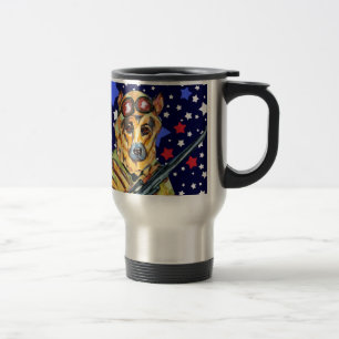 TAZA DE VIAJE PERRO OVEJERO ALEMÁN VENDIDO