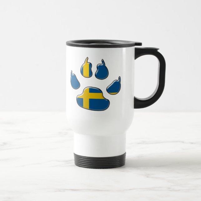 Taza De Viaje Perro paciente sueco (Derecha)