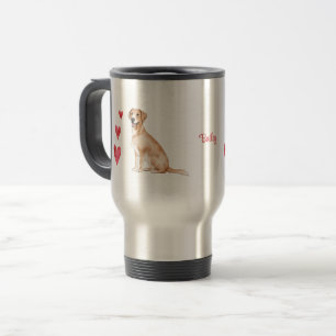 Taza De Viaje Perro personalizado recuperador de labrador