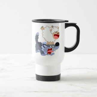 Taza De Viaje Perro Personalizado y mugre de lobo