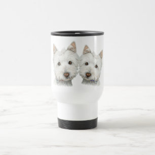 Taza De Viaje Perros lindos de Westie