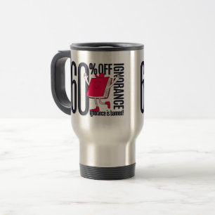 Taza De Viaje Personaje del Libro Rojo Caprichoso La Ignorancia