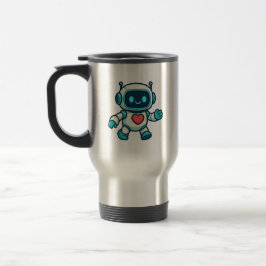 Taza De Viaje Personajes de IA y Robots