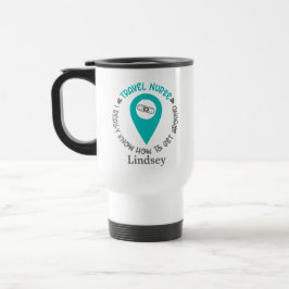 Taza De Viaje Personal de enfermería de viaje