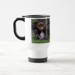 Taza De Viaje Personalice el babuino #2 de Mandrill