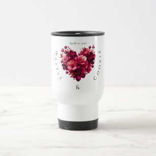 Taza De Viaje Personalizable Boda Mug para parejas