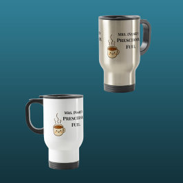 Taza de viaje personalizable minimalista para maes