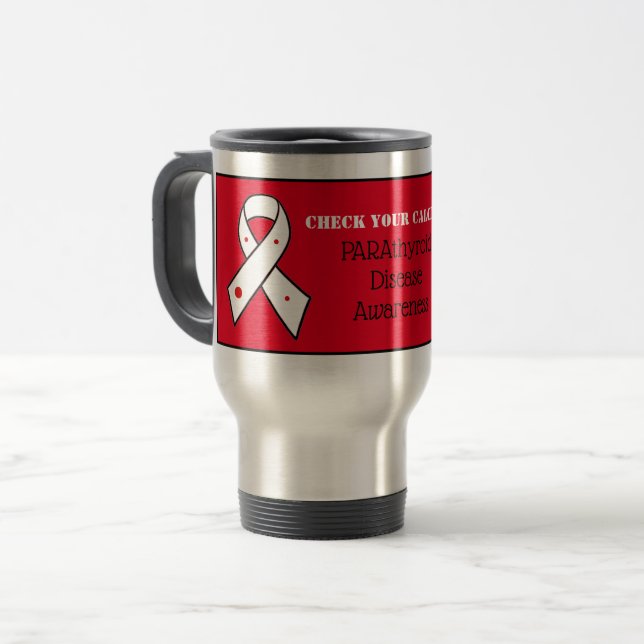 Taza De Viaje Personalizable Paratiroide Travel Mug (Anverso izquierdo)