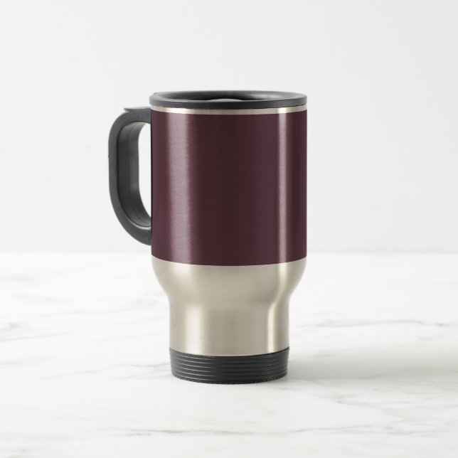 Taza De Viaje Personalizable Stainless Steless Travel Mug (Anverso izquierdo)