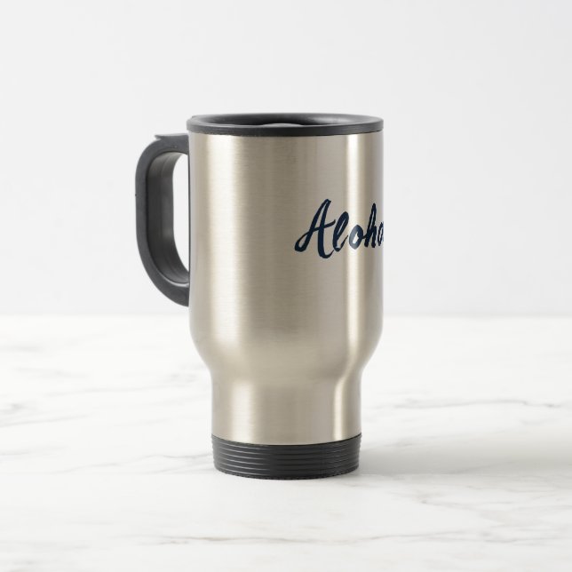 Taza De Viaje Personalización o Personalizar (Anverso izquierdo)