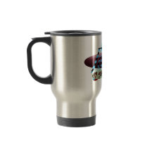 Taza de viaje personalizada con diseño gráfico