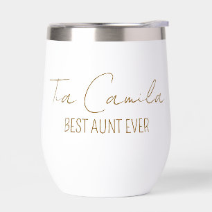 Taza de viaje personalizada con • Nombre personali