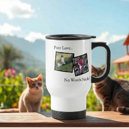 Taza de viaje personalizada para amantes de los an