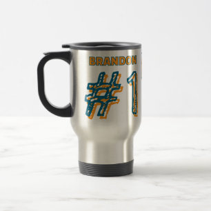 Taza de viaje personalizada para el mejor papá