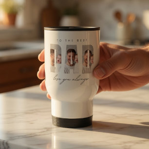 Taza de viaje personalizada para Papá con foto   M