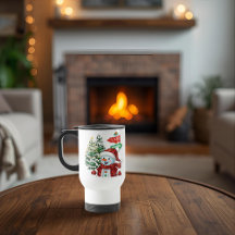 Taza de viaje personalizada Winter Wonderland