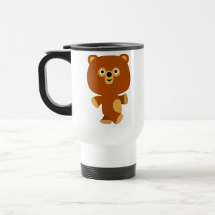 Taza De Viaje Personalizado asserativo cutáneo de oso Mug