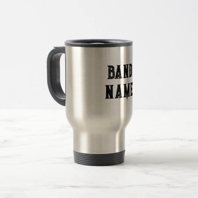 Taza De Viaje Personalizado Band Merch (Anverso izquierdo)