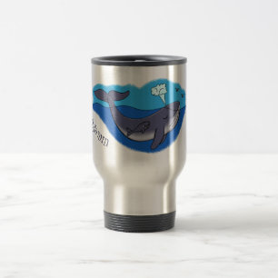 Taza De Viaje Personalizado caprichoso de ballenas y terneros