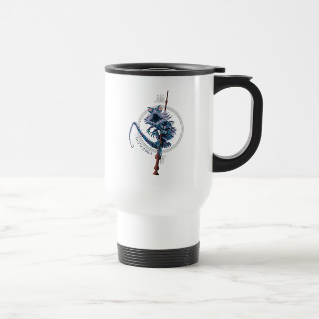 Taza De Viaje Personalizado Chupacabra y anciana Wand (Derecha)