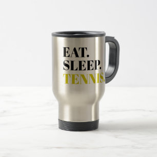 Taza De Viaje Personalizado Comiendo Tenis