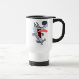 Taza De Viaje Personalizado de baile lindo Wolf Commuter Mug