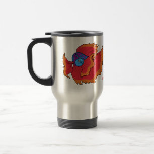 Taza De Viaje Personalizado de betas de pescado de los cimbros