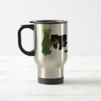 Personalizado de gatito negro jaguar lindo persona