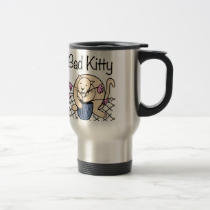 Taza De Viaje Personalizado de gato travieso