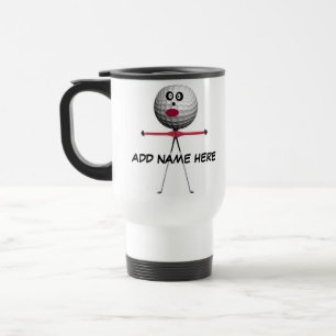 Taza De Viaje Personalizado de golf personalizado