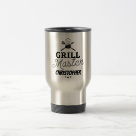 Taza De Viaje Personalizado de Grill Master