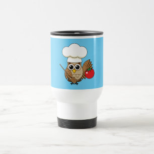 Taza De Viaje Personalizado de Lechuza Cocina