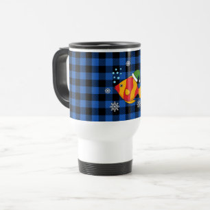 Taza De Viaje Personalizado de peces tropicales de Navidad en pa