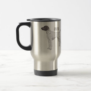 Taza De Viaje Personalizado de perro puntero de Shorthal alemán