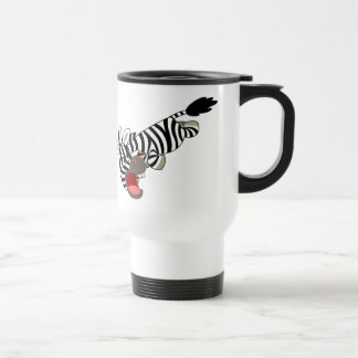 Taza De Viaje Personalizado de Prankish Cebra Mug