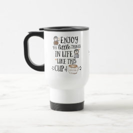 Taza De Viaje Personalizado disfruta de pequeñas cosas en la vid